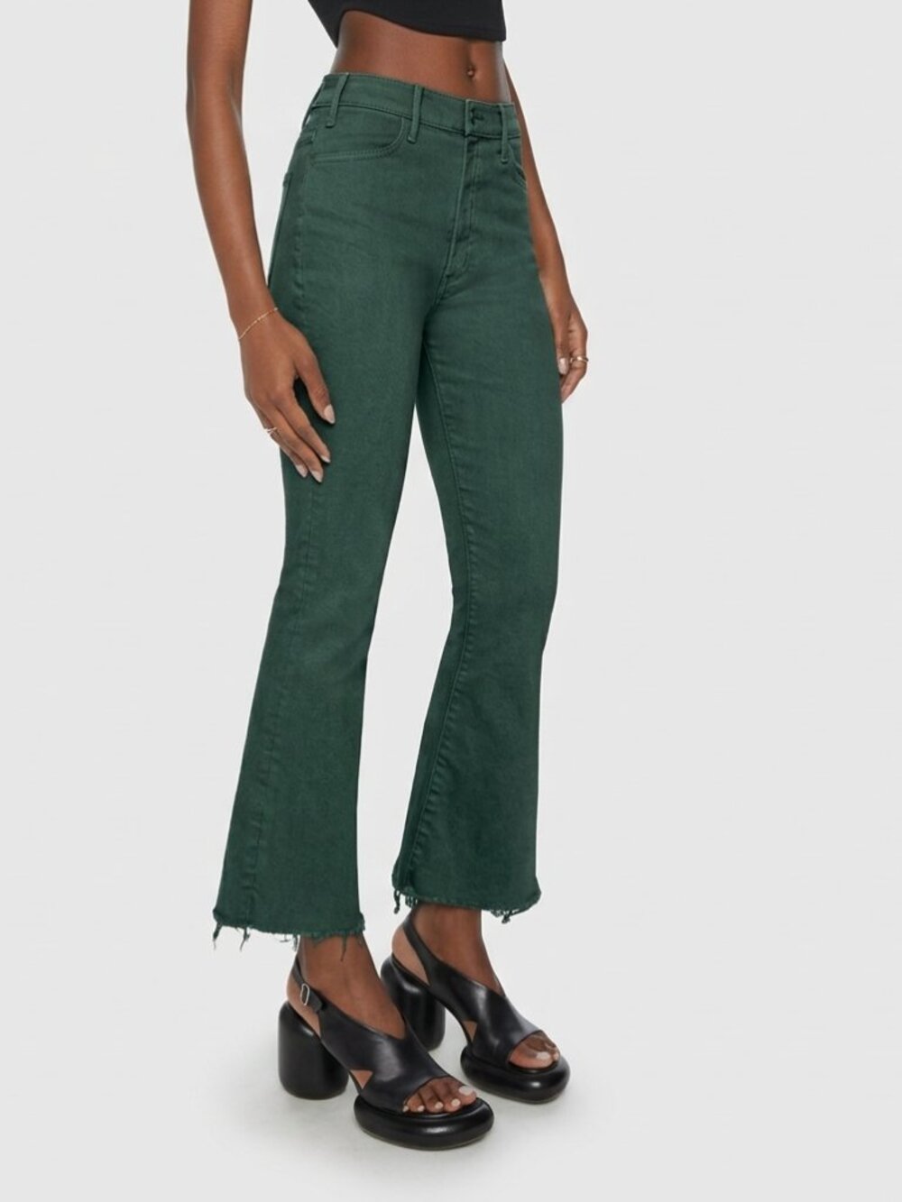MOTHER The Hustler Ankle Fray Jeans - Size 26